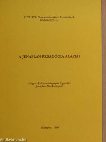 A Jenaplan-pedagógia alapjai