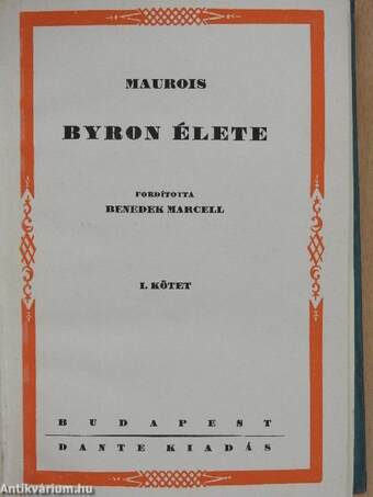 Byron élete I-II.