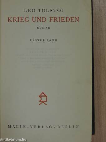 Krieg und Frieden I-IV.