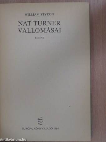 Nat Turner vallomásai