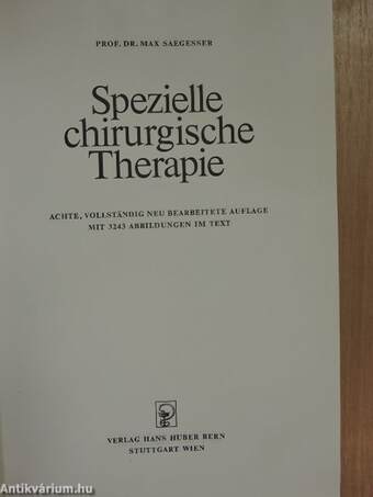 Spezielle Chirurgische Therapie