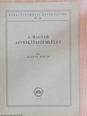 A magyar affrikátaszemlélet