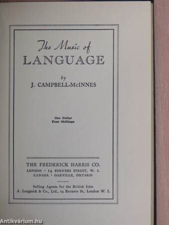 The Music of Language