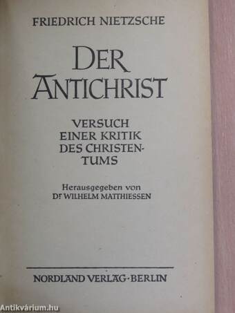 Der Antichrist