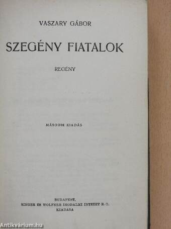 Szegény fiatalok