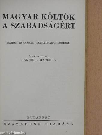 Magyar költők a szabadságért