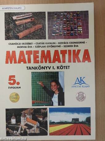 Matematika tankönyv 5. évfolyam - I.