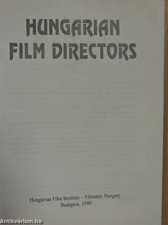 Hungarian Film Directors