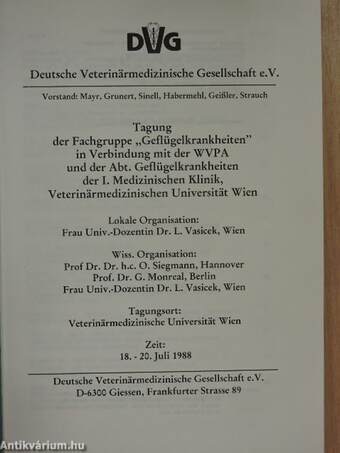 Deutsche Veterinärmedizinische Gesellschaft e.V.