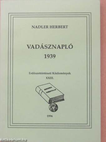 Vadásznapló 1939