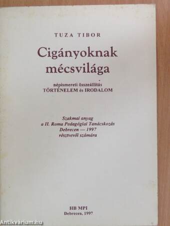 Cigányoknak mécsvilága