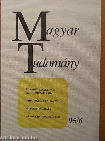 Magyar Tudomány 1995. június