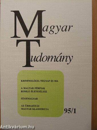 Magyar Tudomány 1995. január