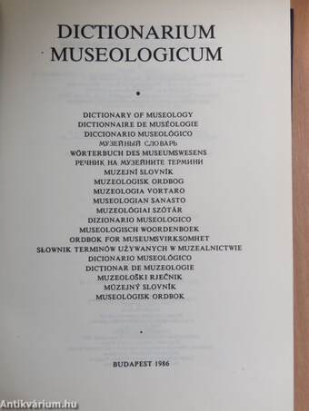 Dictionarium Museologicum