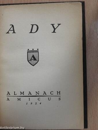 Ady almanach