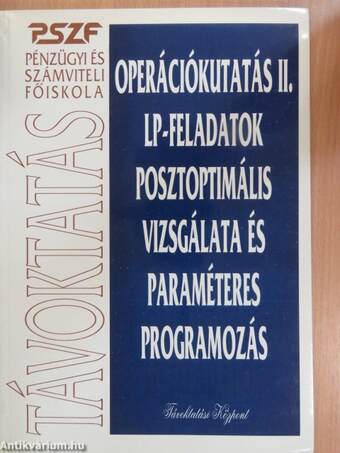 Operációkutatás II.