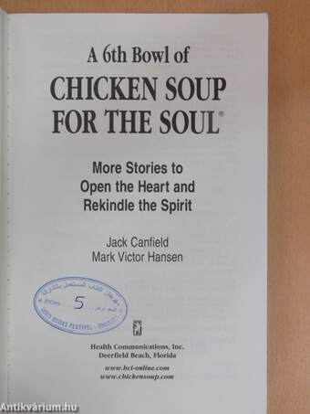 A 6th Bowl of Chicken Soup for the Soul