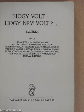 Hogy volt-hogy nem volt?...