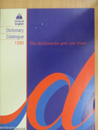 Oxford English Dictionary Catalogue 1990