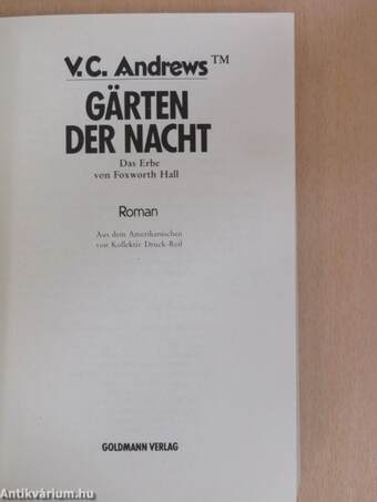 Gärten der Nacht