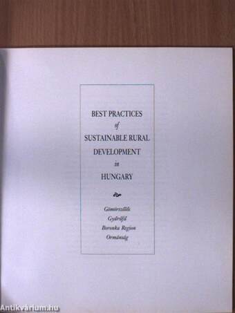 Best Practices of Sustainable Rural Development in Hungary