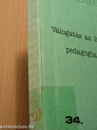 Válogatás az 1986. és 1988. évi pedagógiai pályázatokból