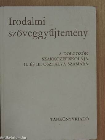 Irodalmi szöveggyűjtemény