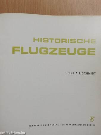 Historische Flugzeuge I.