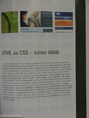 HTML és CSS - CD-vel