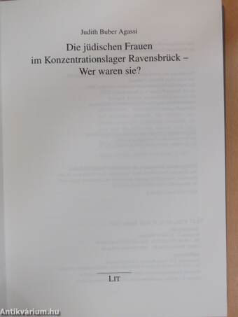 Die jüdischen Frauen im Konzentrationslager Ravensbrück - Wer waren sie? - CD-vel