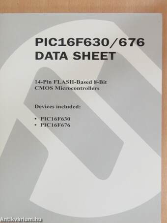 Microchip PIC16F630/676 Data Sheet