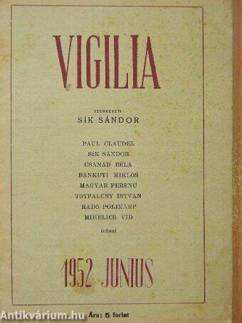 Vigilia 1952. junius