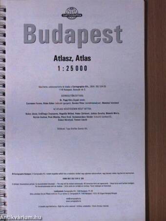 Magyarország autóatlasza/Budapest atlasz