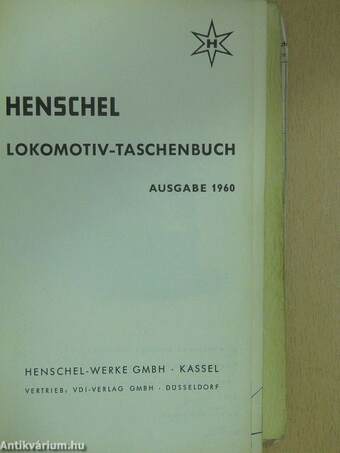 Henschel lokomotiv-taschenbuch 1960