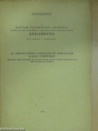 Az abszolutizmus gazdasági és társadalmi alapja Európában