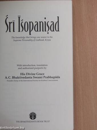 Srí Ísopanisad