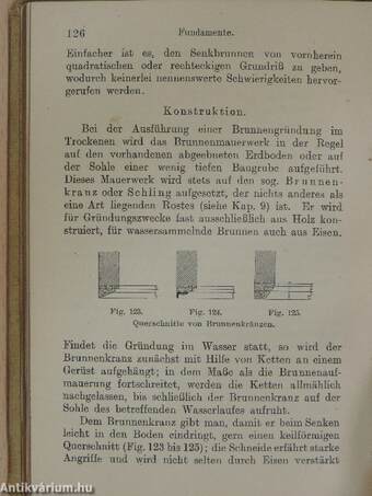 Mauern und Maueröffnungen, Fundamente