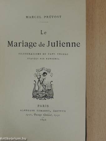 Le Mariage de Julienne