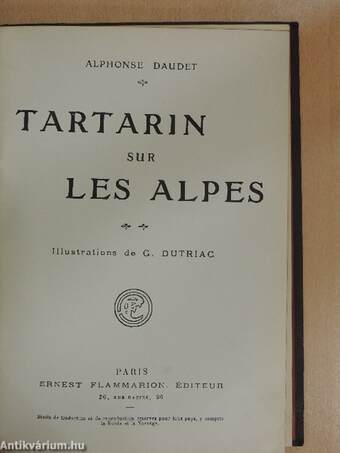 Tartarin de Tarascon/Tartarin sur les Alpes