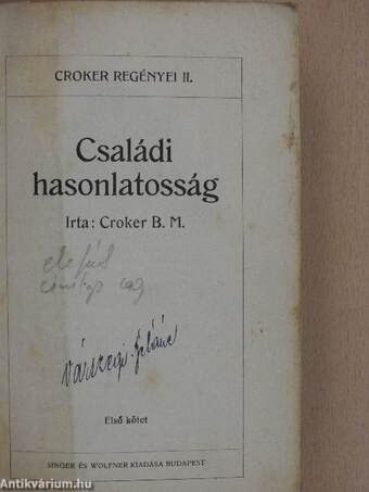 Családi hasonlatosság I-III.