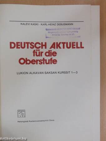 Deutsch Aktuell für die Oberstufe