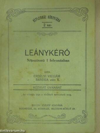 Leánykérő