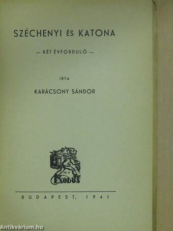 Széchenyi és Katona