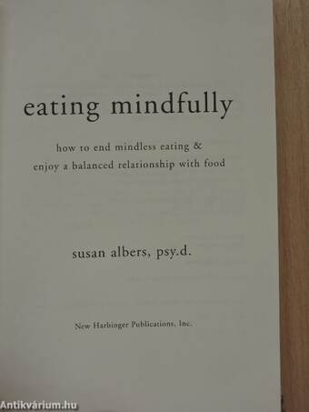 Eating mindfully