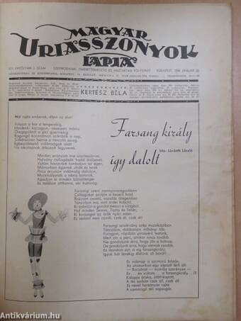 Magyar Uriasszonyok Lapja 1936. január 20.