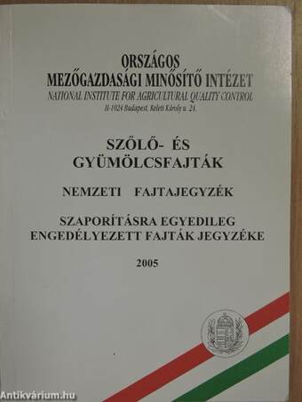 Szőlő- és gyümölcsfajták