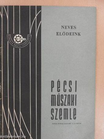 Pécsi Műszaki Szemle 1987/3-4.