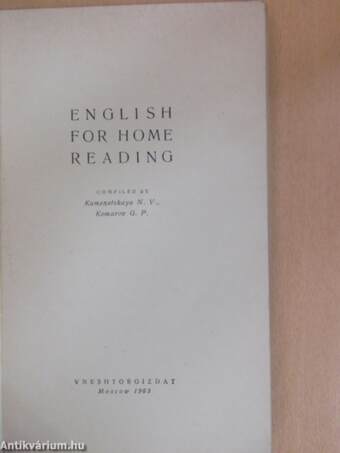 English for Home Reading