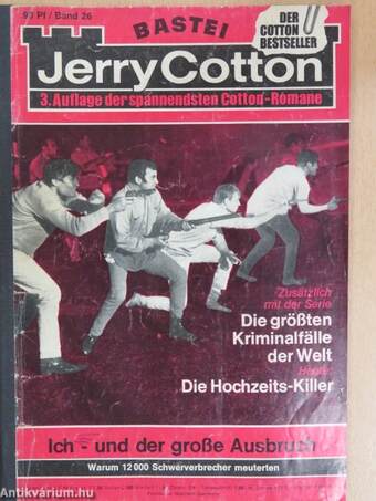 Jerry Cotton - Ich - und der große Ausbruch