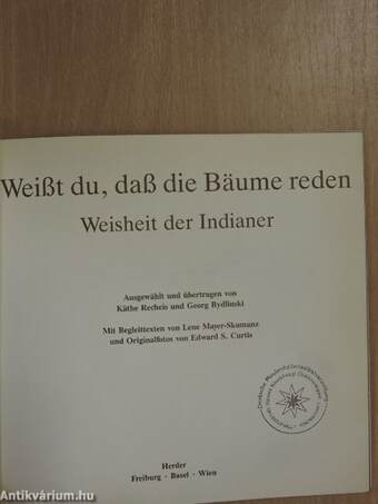 Weißt du, daß die Bäume reden